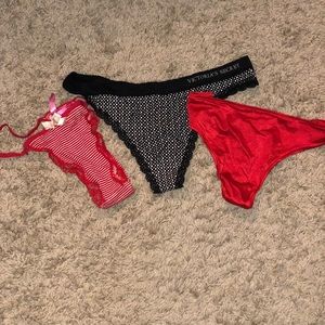 Victoria Secret L thong bundle (NWT)